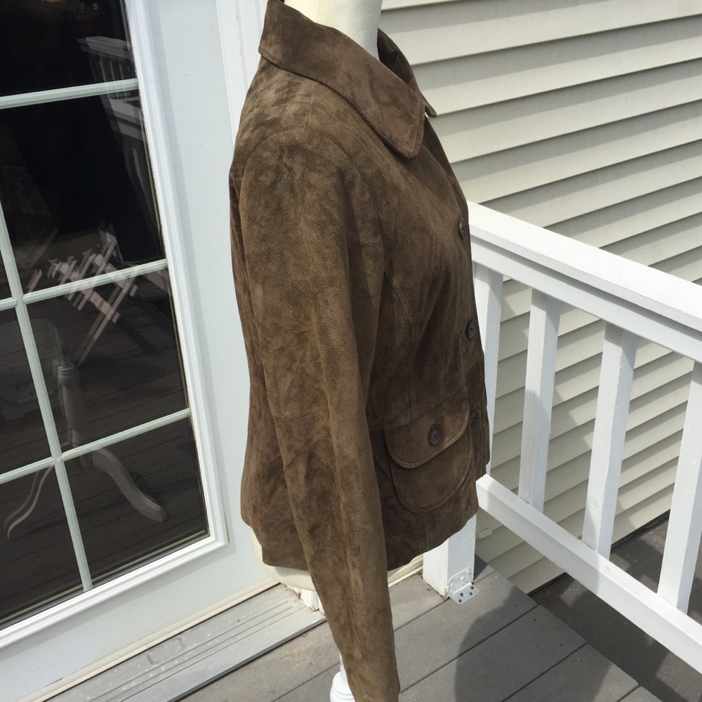 Alfani Suede Jacket.  size M - Picture 5 of 7